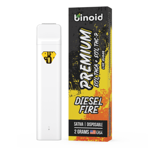Binoid Premium Live Sugar  50% THCA + 50% THCP - 2G Disposable Vape