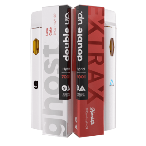 Ghost Extracts Double Up THCA Disposable Vape - 3.5 Gram x 2