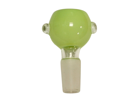 Honeycomb Double Knocker Glass Bowl - 14mm - Male