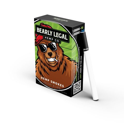 Bearly Legal Delta 8 Hemp Smokes